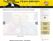 Tablet Screenshot of camp.teamdriven.us